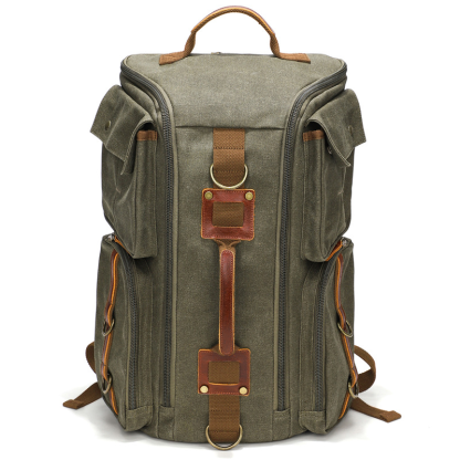 Canvas Waterproof Large Capacity Travel Backpack