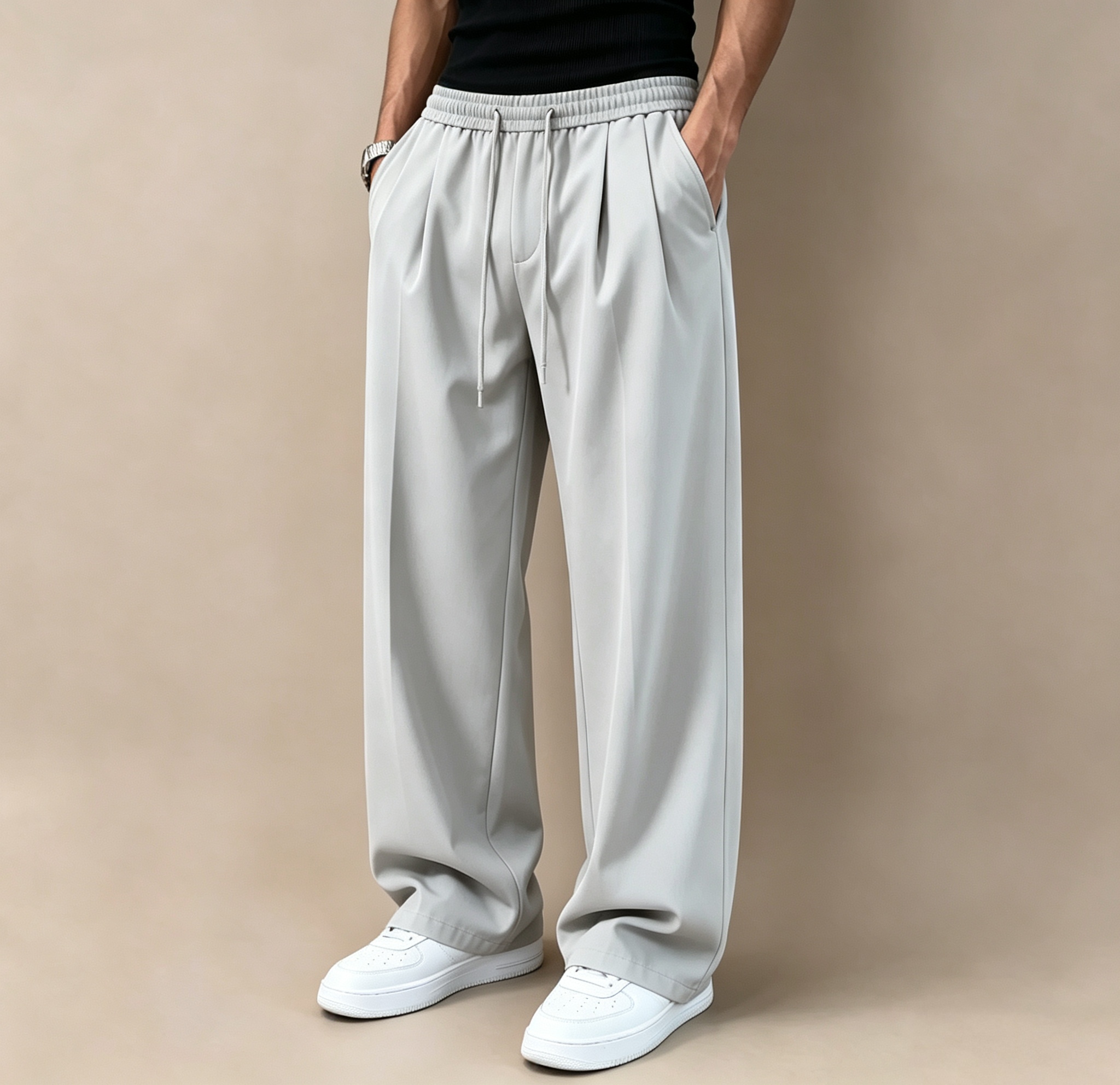 ❄❄❄Men's Relaxed Drawstring Dress Pants ⭐⭐⭐