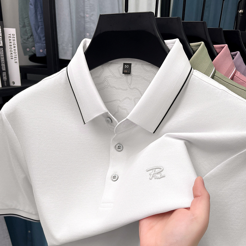 🔥Hot-Selling Ice Silk Polo for Men｜Cool, Comfy