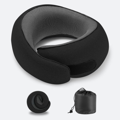 Portable U-Shaped Memory Foam Neck Pillow