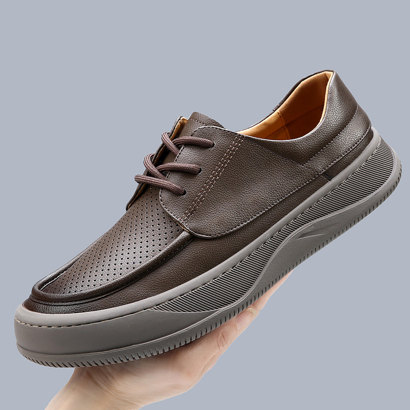 🔥 2025 Men’s Leather Sneakers 👟