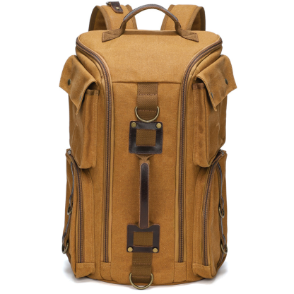 Canvas Waterproof Large Capacity Travel Backpack