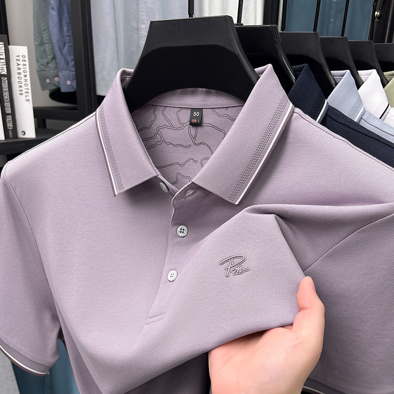 🔥Hot-Selling Ice Silk Polo for Men｜Cool, Comfy