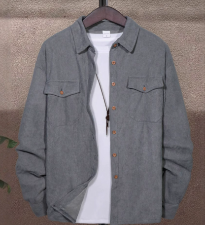 Lightweight Corduroy Jacket for Big Guys – Spring/Summer Style!