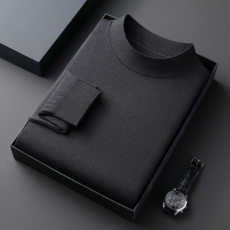 Classic Crew Neck Wool Sweater