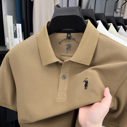 🔥👕Men’s Cotton Polo Shirt｜Simple & Stylish