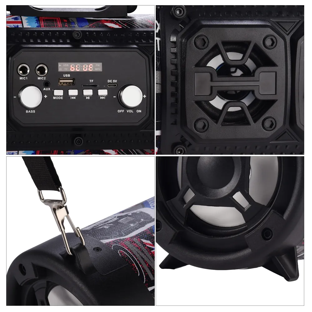 🔊50W Bluetooth Boombox! Portable, Powerful & Mic-Ready 🎤