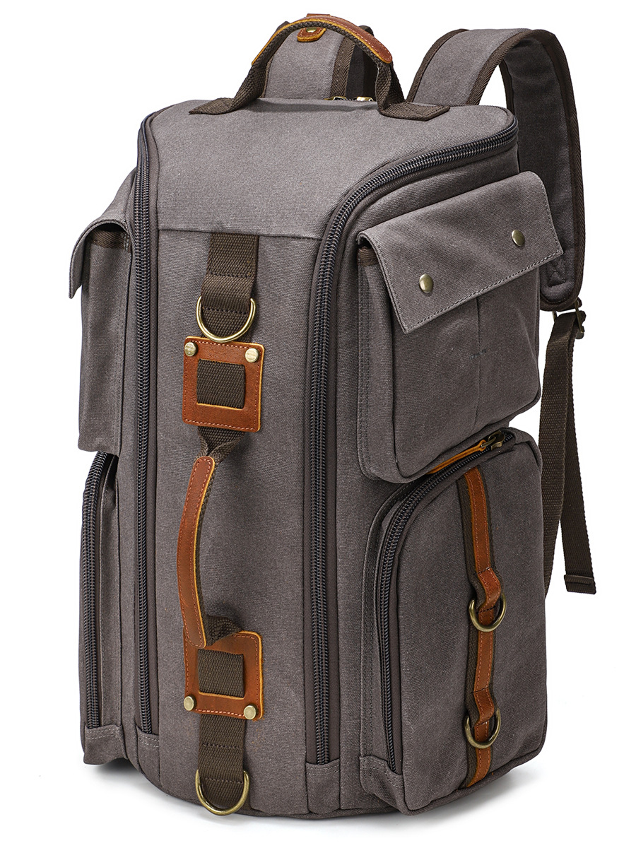 Canvas Waterproof Large Capacity Travel Backpack