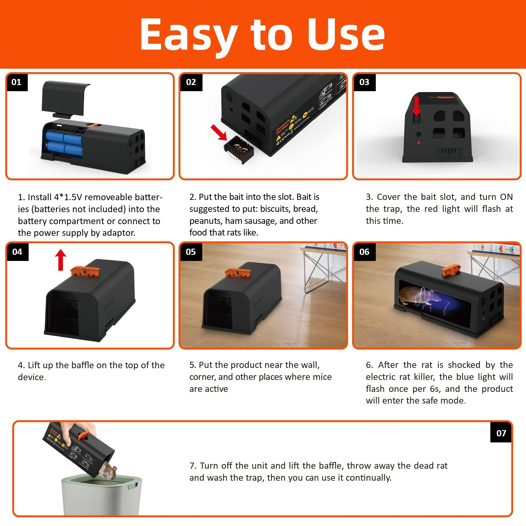 ⚡ Electronic Mouse Trap | High-Voltage