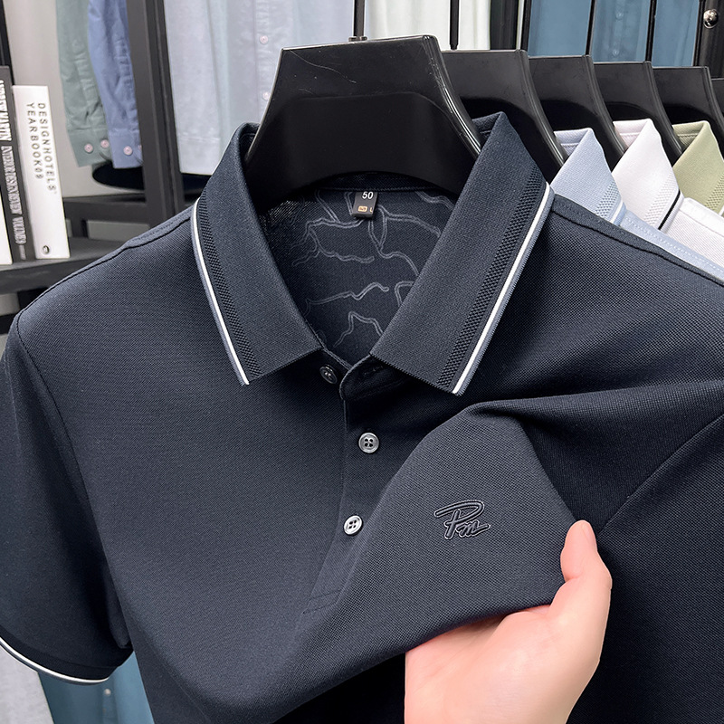🔥Hot-Selling Ice Silk Polo for Men｜Cool, Comfy