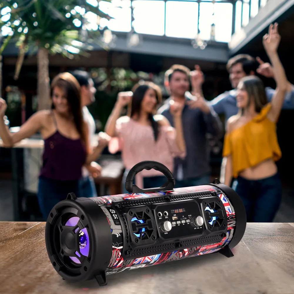 🔊50W Bluetooth Boombox! Portable, Powerful & Mic-Ready 🎤