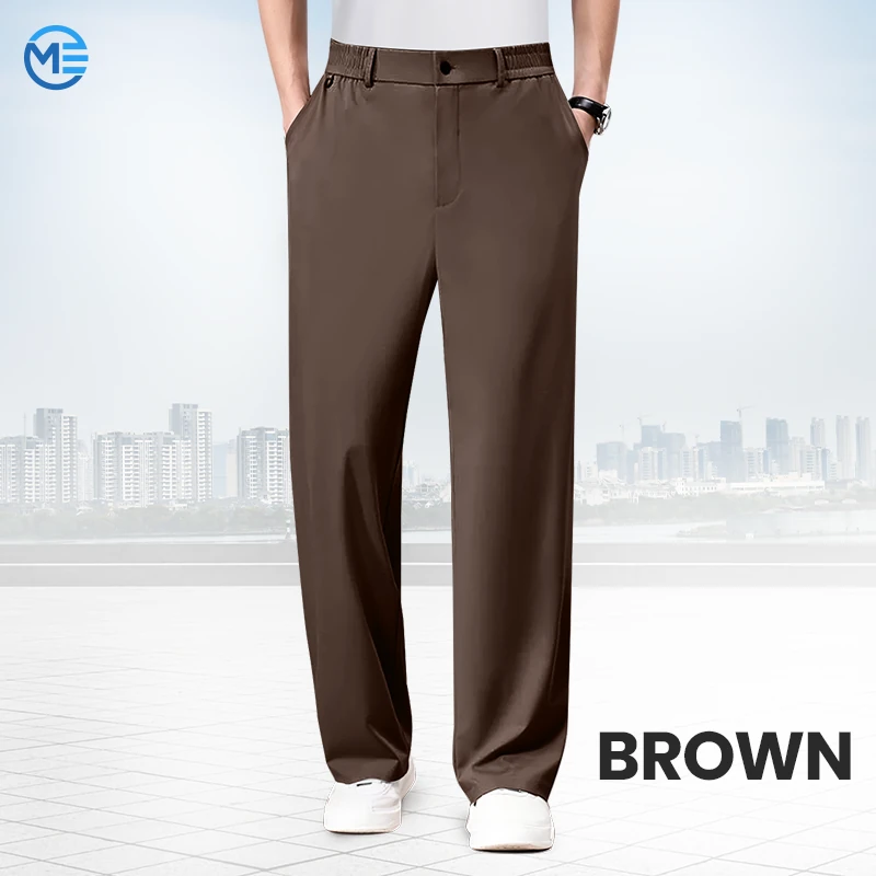 Ultra Comfort Ice Silk Flexible Casual Pants