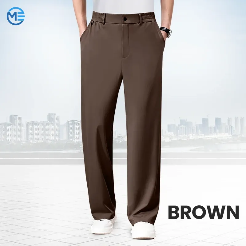 Ultra Comfort Ice Silk Flexible Casual Pants