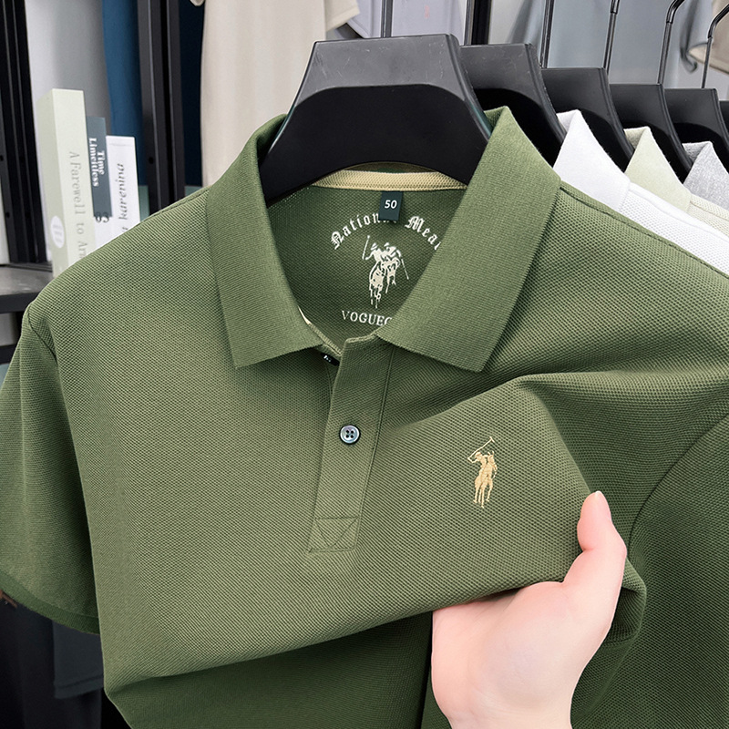 🔥👕Men’s Cotton Polo Shirt｜Simple & Stylish