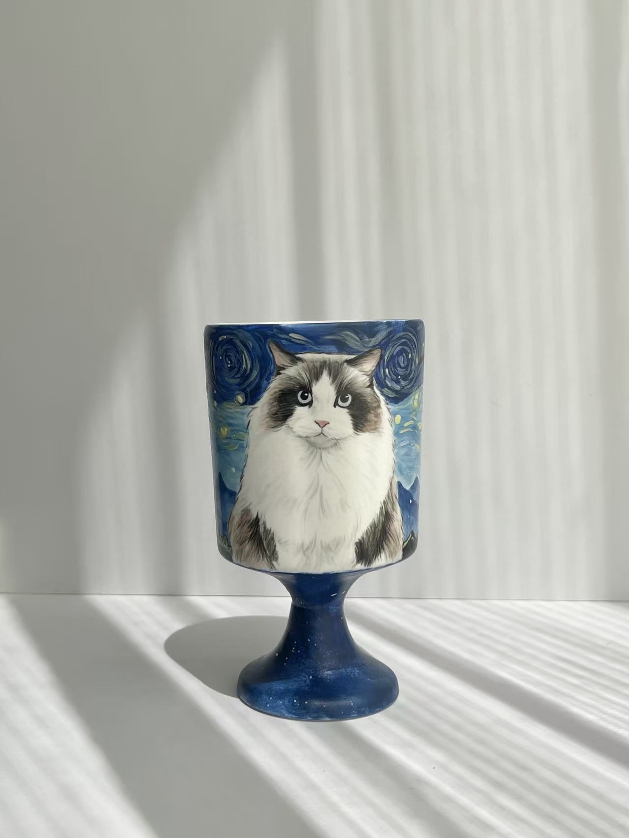 Personalized Hand-Painted Ceramic Pet Cup