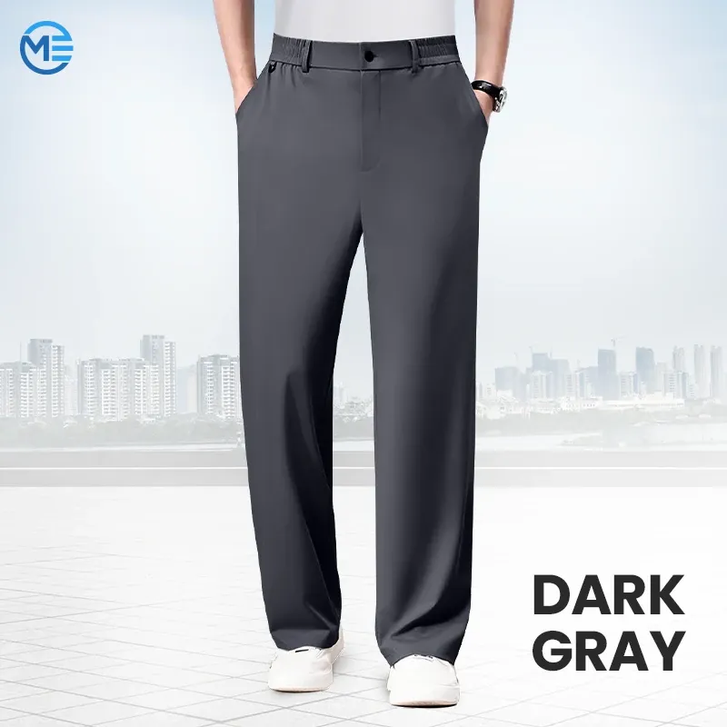 Ultra Comfort Ice Silk Flexible Casual Pants