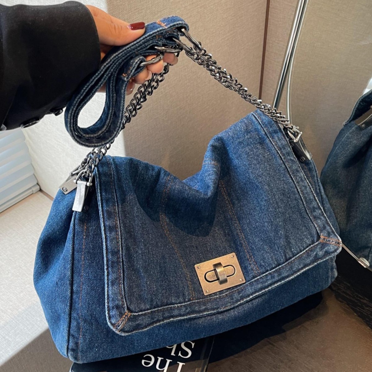 Vintage Denim Shoulder Bag ⭐⭐⭐⭐⭐