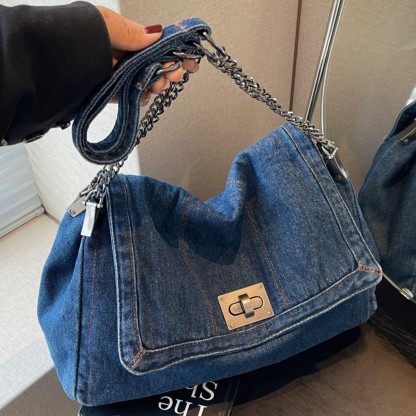 Vintage Denim Shoulder Bag ⭐⭐⭐⭐⭐