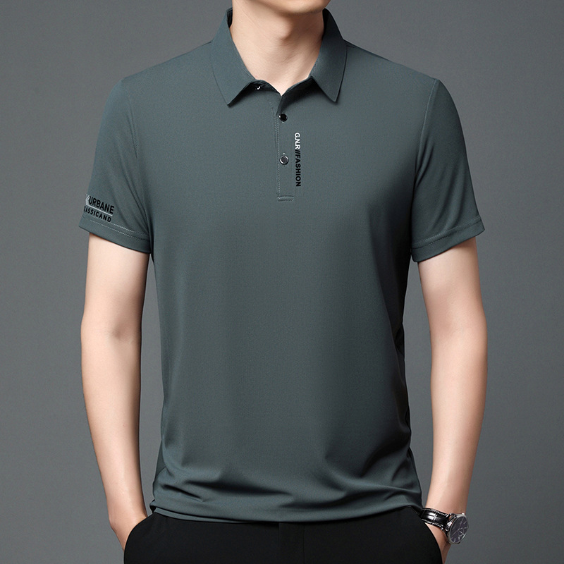 ❄Men's Non-Scratch Ice Silk Polo Shirt
