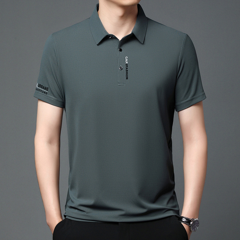❄Men's Non-Scratch Ice Silk Polo Shirt