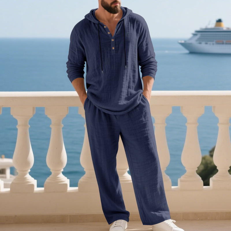 Natural Linen Breathable Set