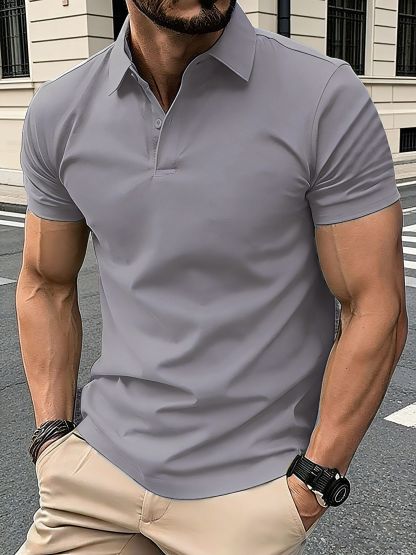 Men's Premium 4-Way Stretch Polo Shirt