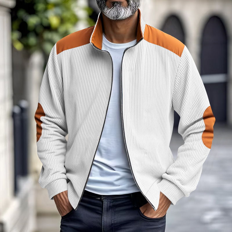 New Corduroy Stand Collar Jacket