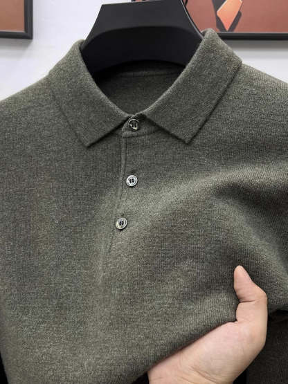 Men's business casual high-end cashmere sweater