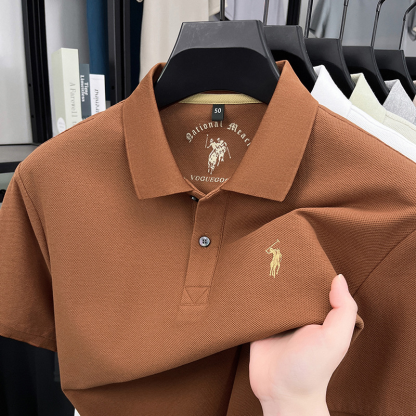 🔥👕Men’s Cotton Polo Shirt｜Simple & Stylish