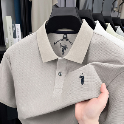 🔥👕Men’s Cotton Polo Shirt｜Simple & Stylish
