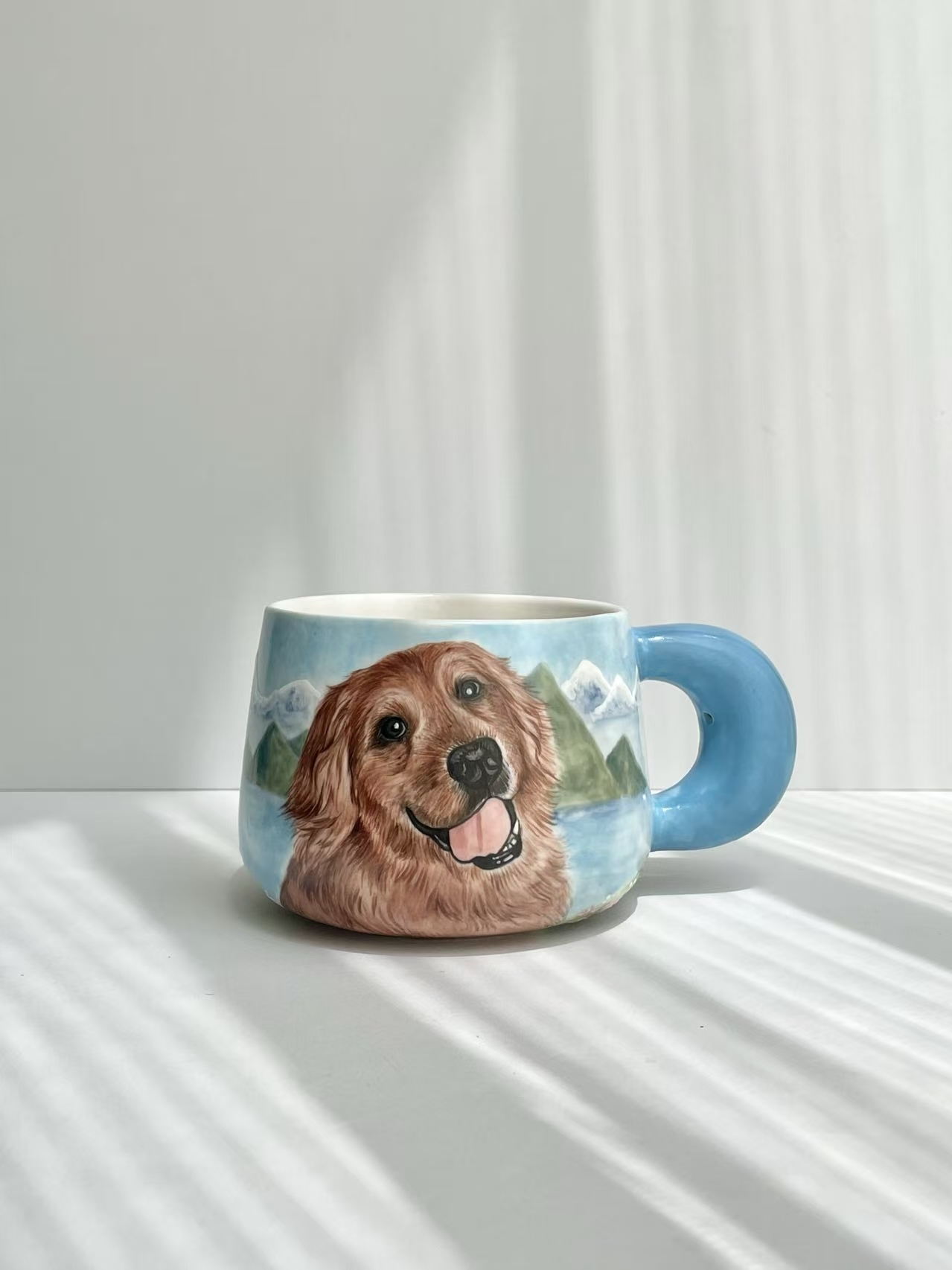 Personalized Hand-Painted Ceramic Pet Cup