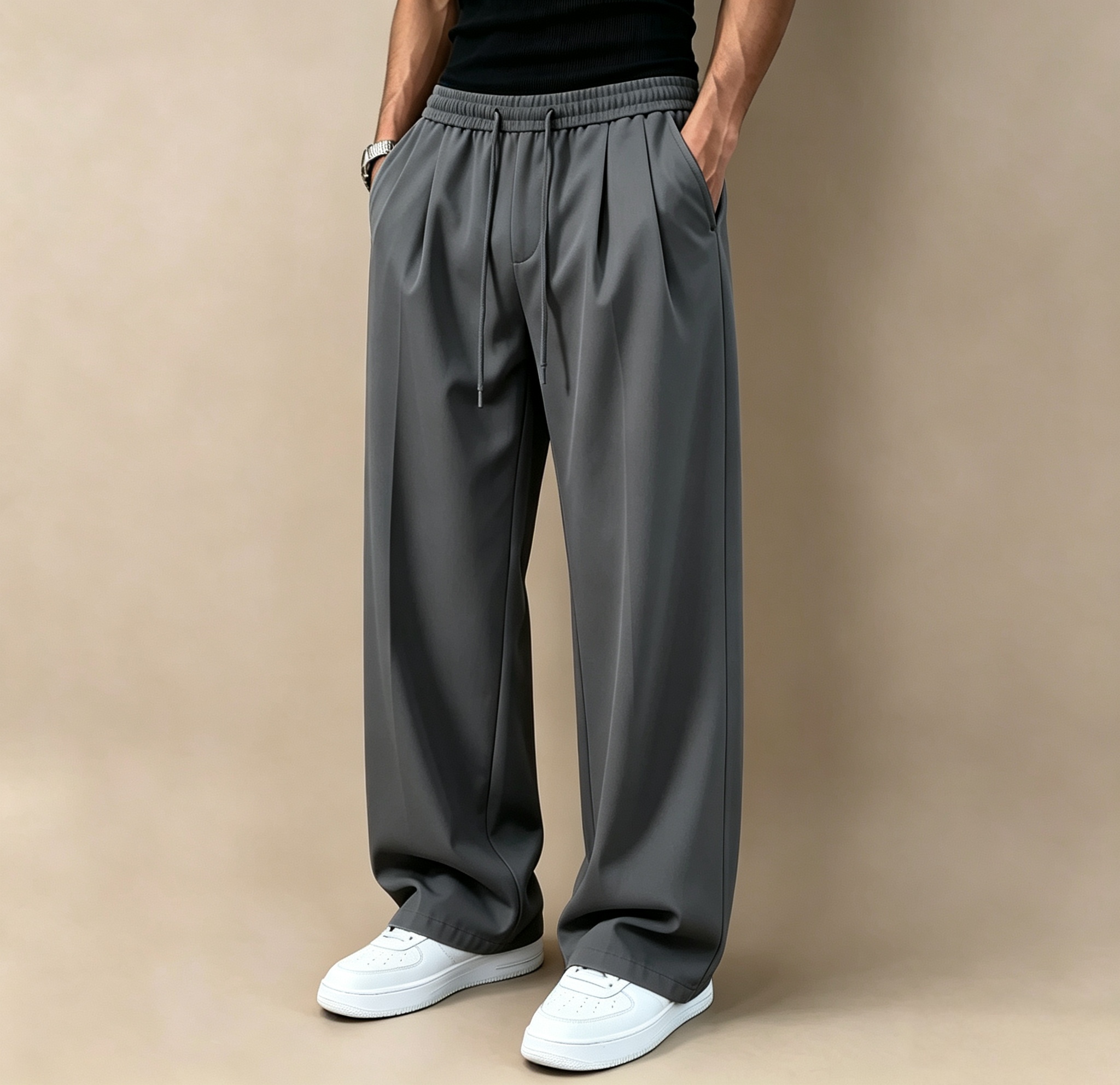 ❄❄❄Men's Relaxed Drawstring Dress Pants ⭐⭐⭐