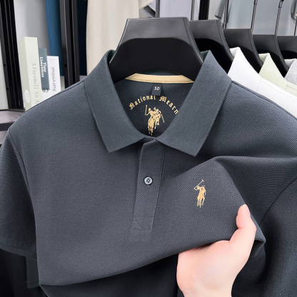 🔥👕Men’s Cotton Polo Shirt｜Simple & Stylish