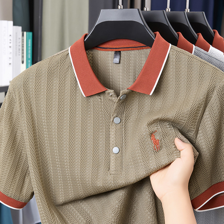 Men's Colorblock Polo – Summer Style