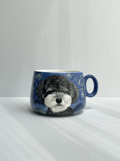 Personalized Hand-Painted Ceramic Pet Cup