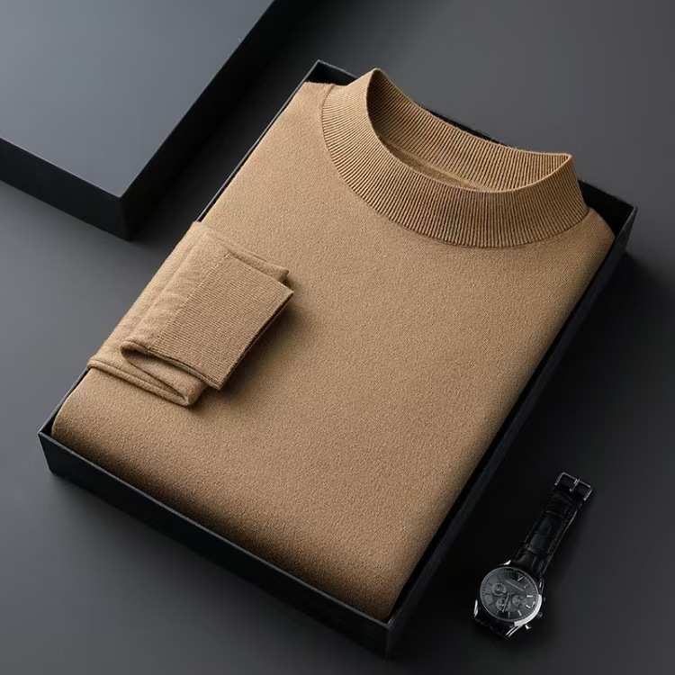 Classic Crew Neck Wool Sweater