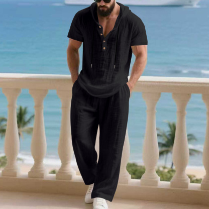 Natural Linen Breathable Set