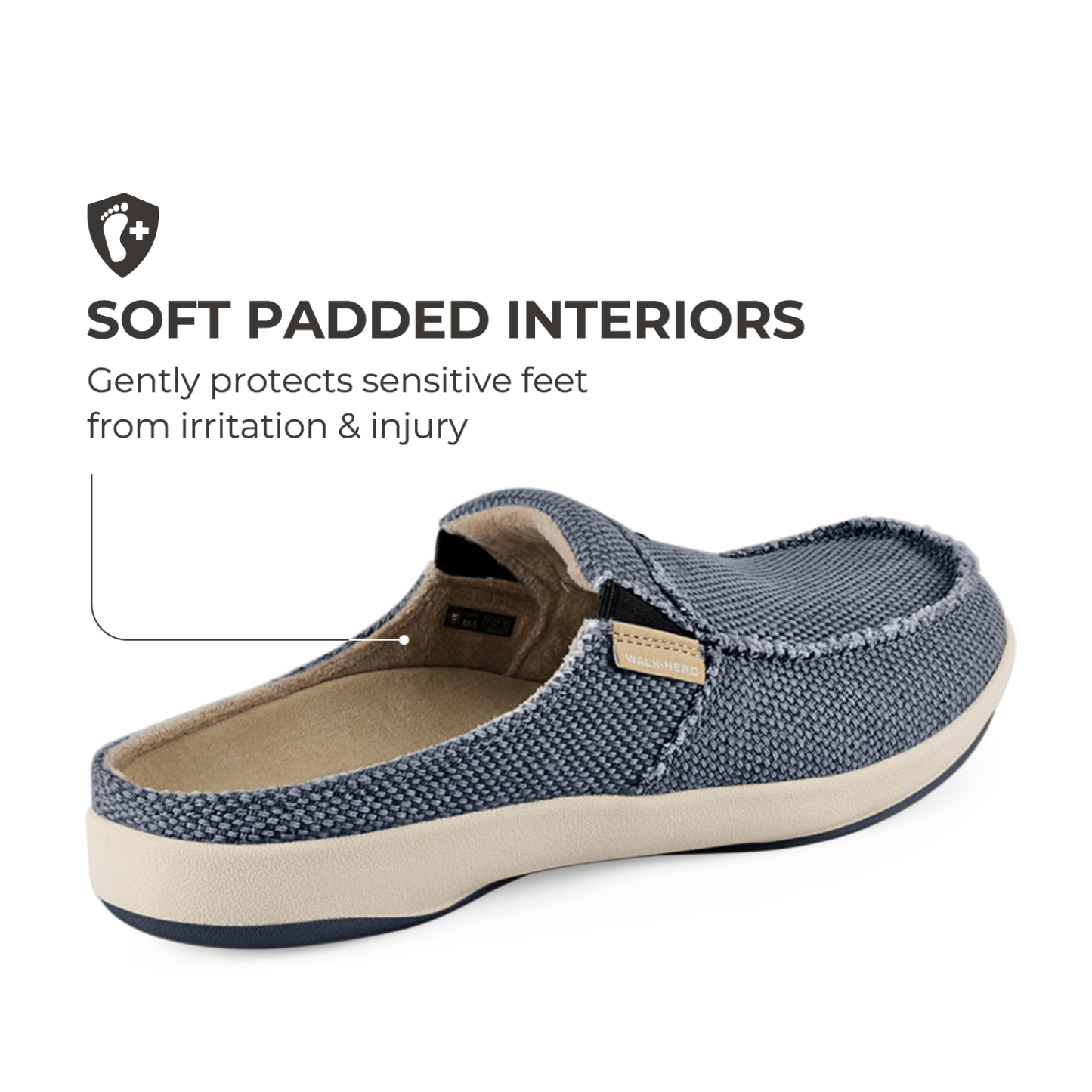 Men's Canvas Arch Support Slippers