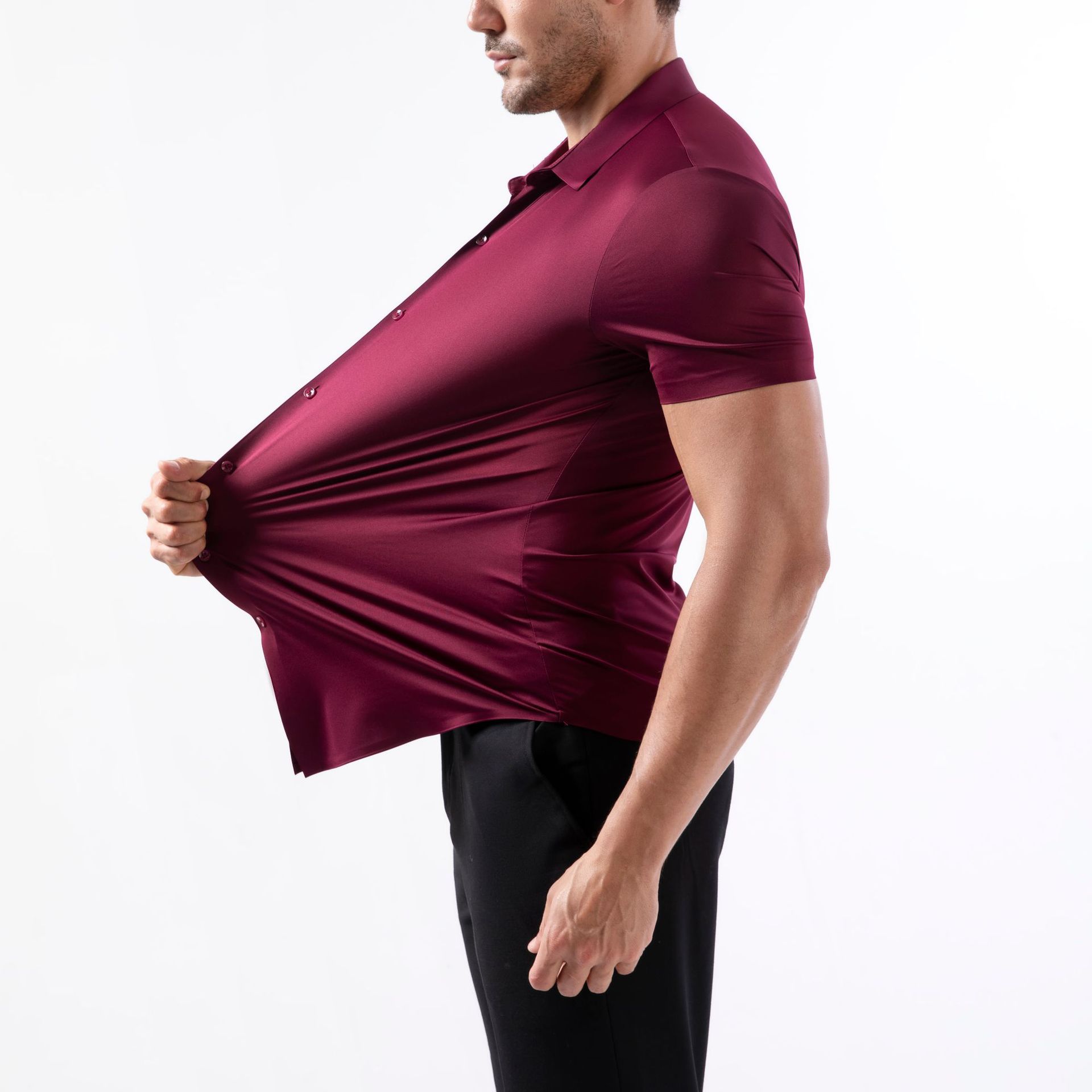 Soft 4-Way Stretch Non-Iron Men's Shirt