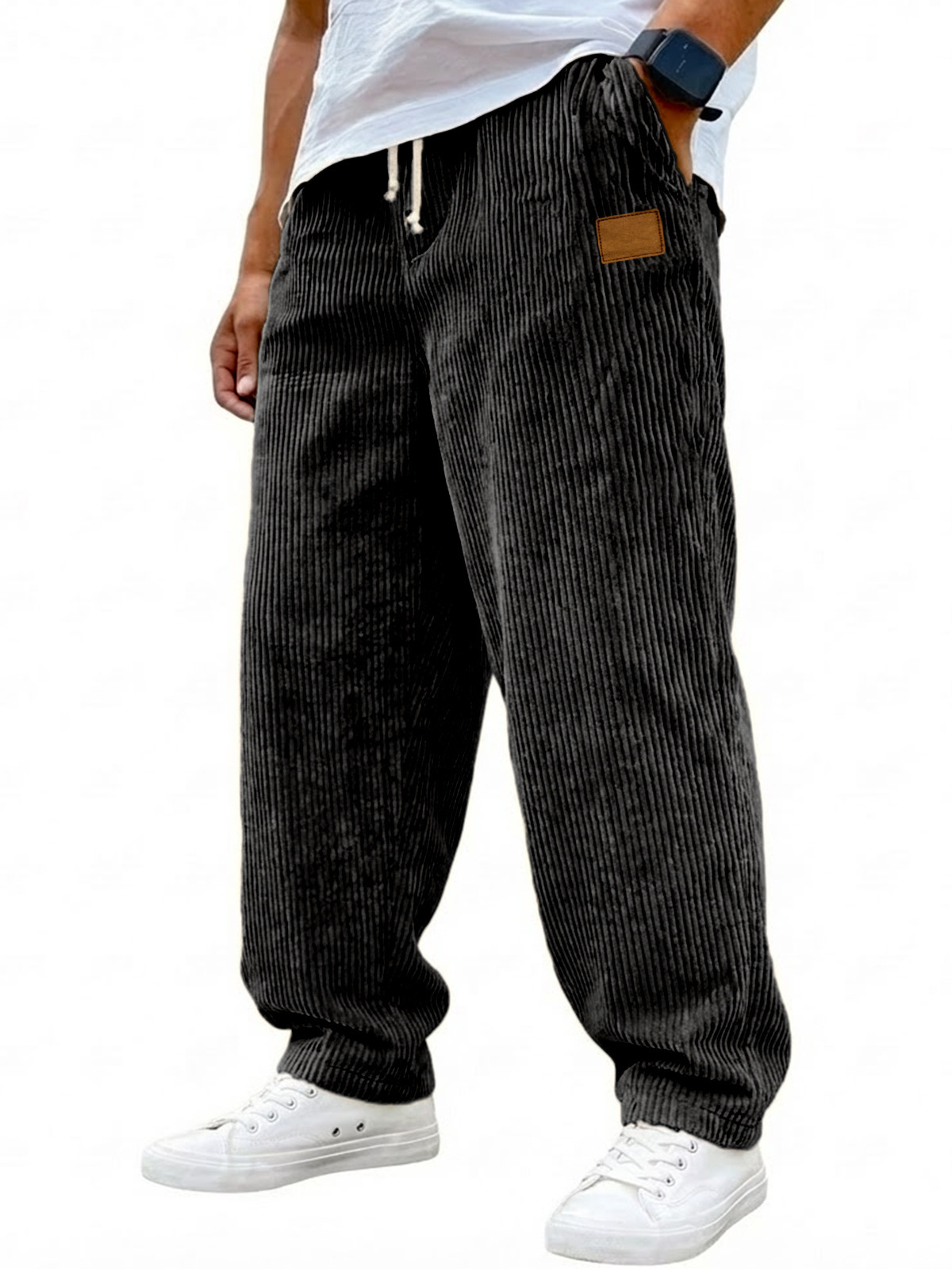 Trendy Brand Men's Corduroy Straight Pants