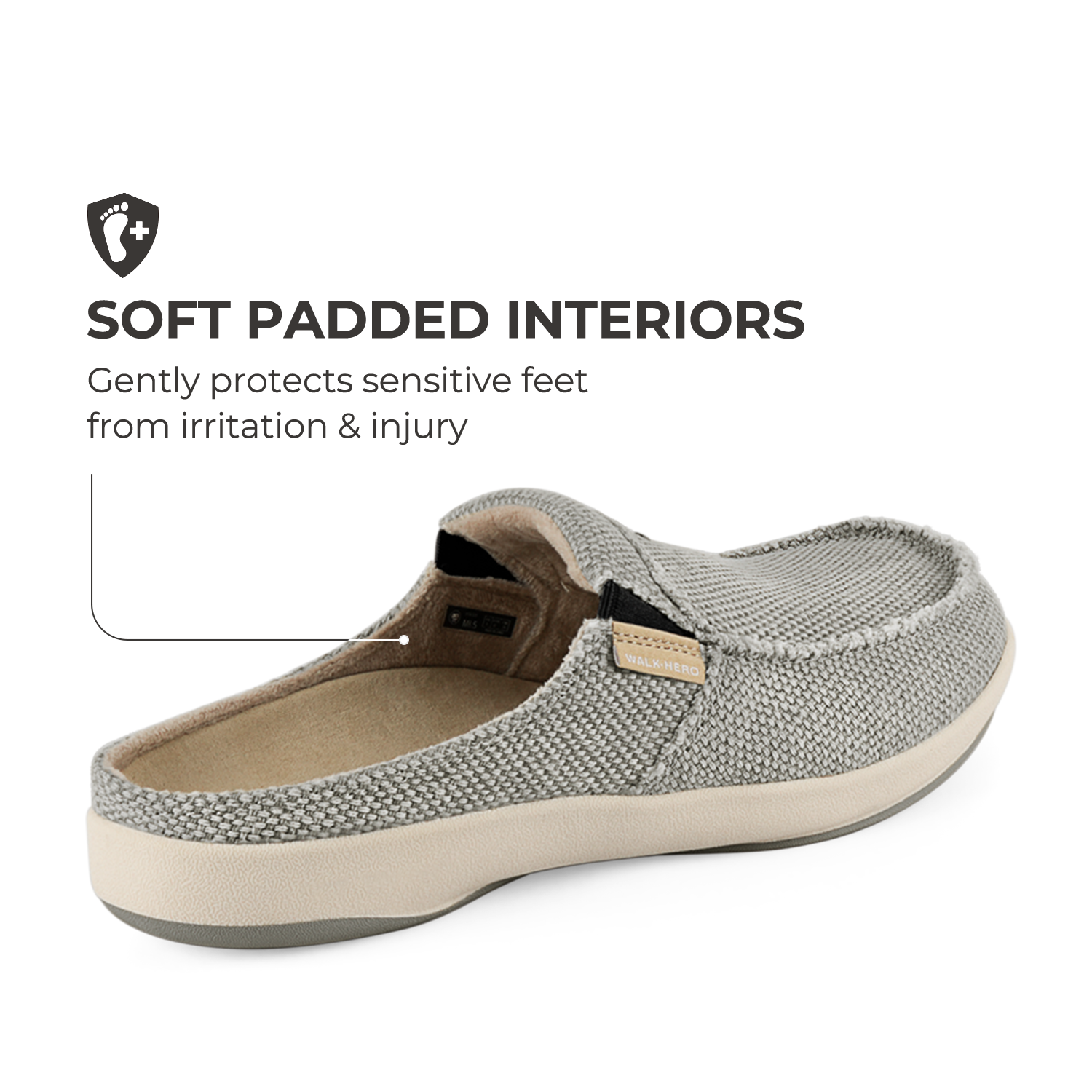 Men's Canvas Arch Support Slippers