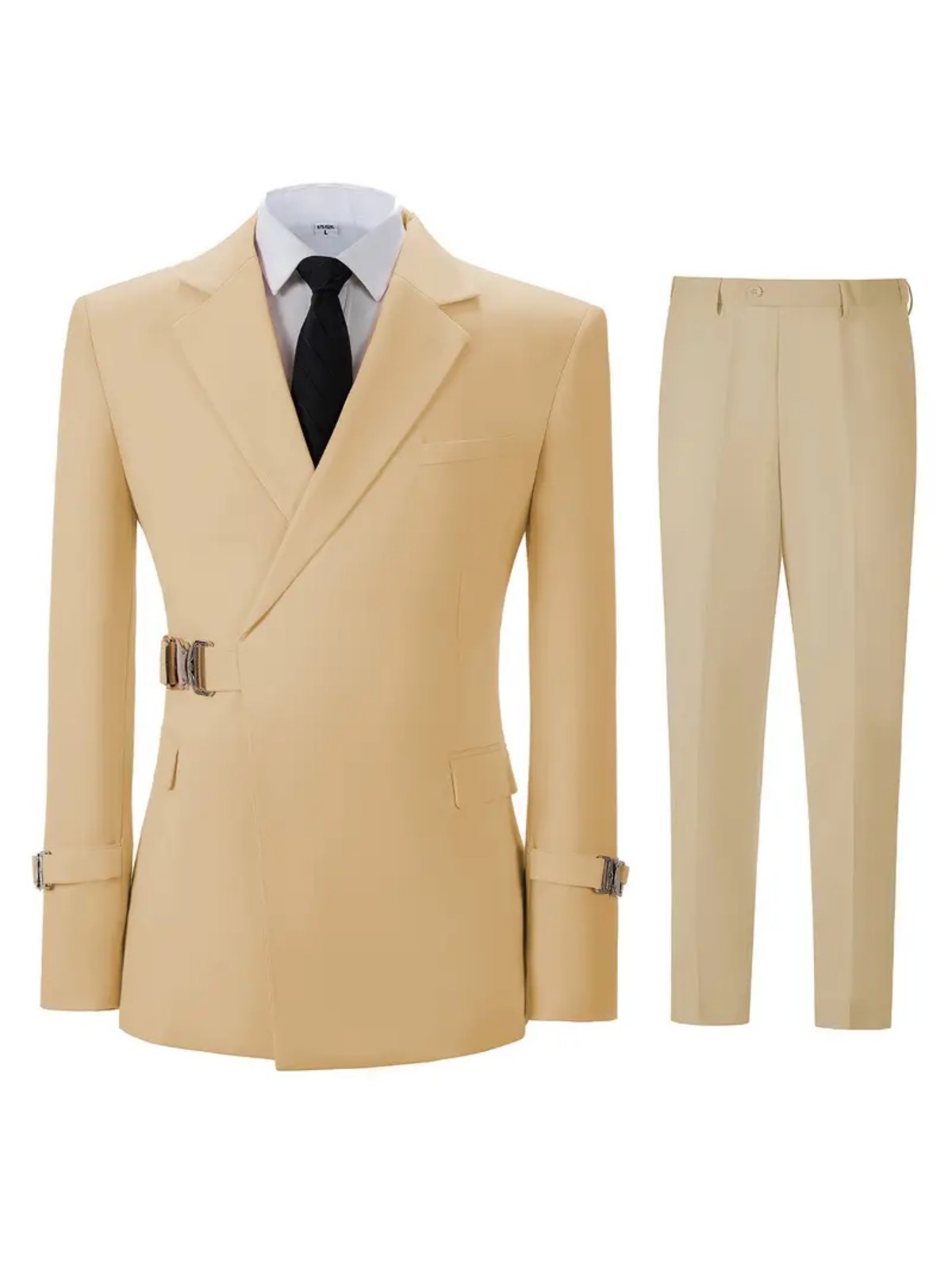 High-end Metal Buckle Men’s Suit Set