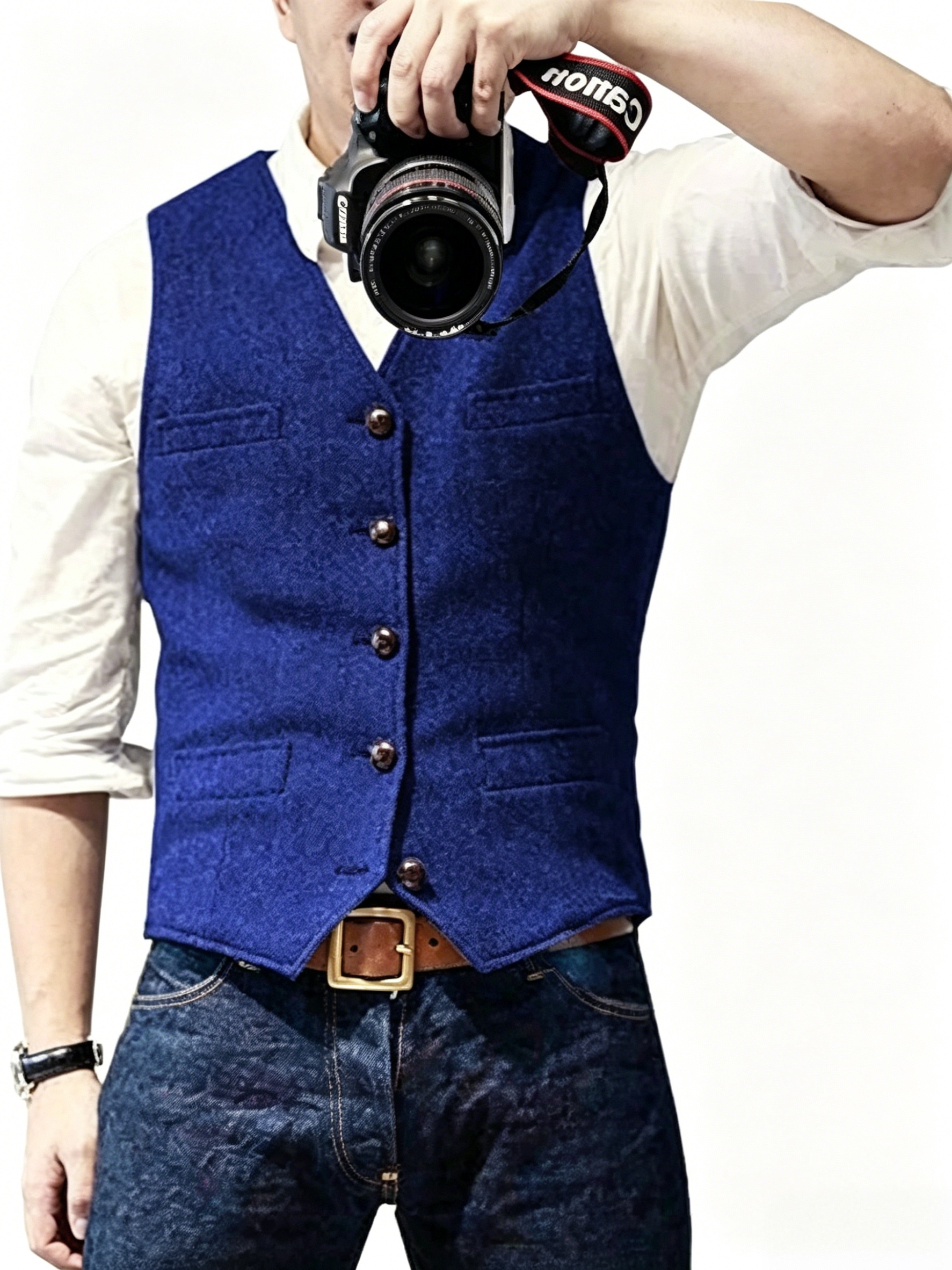 New Textured Men's Vest