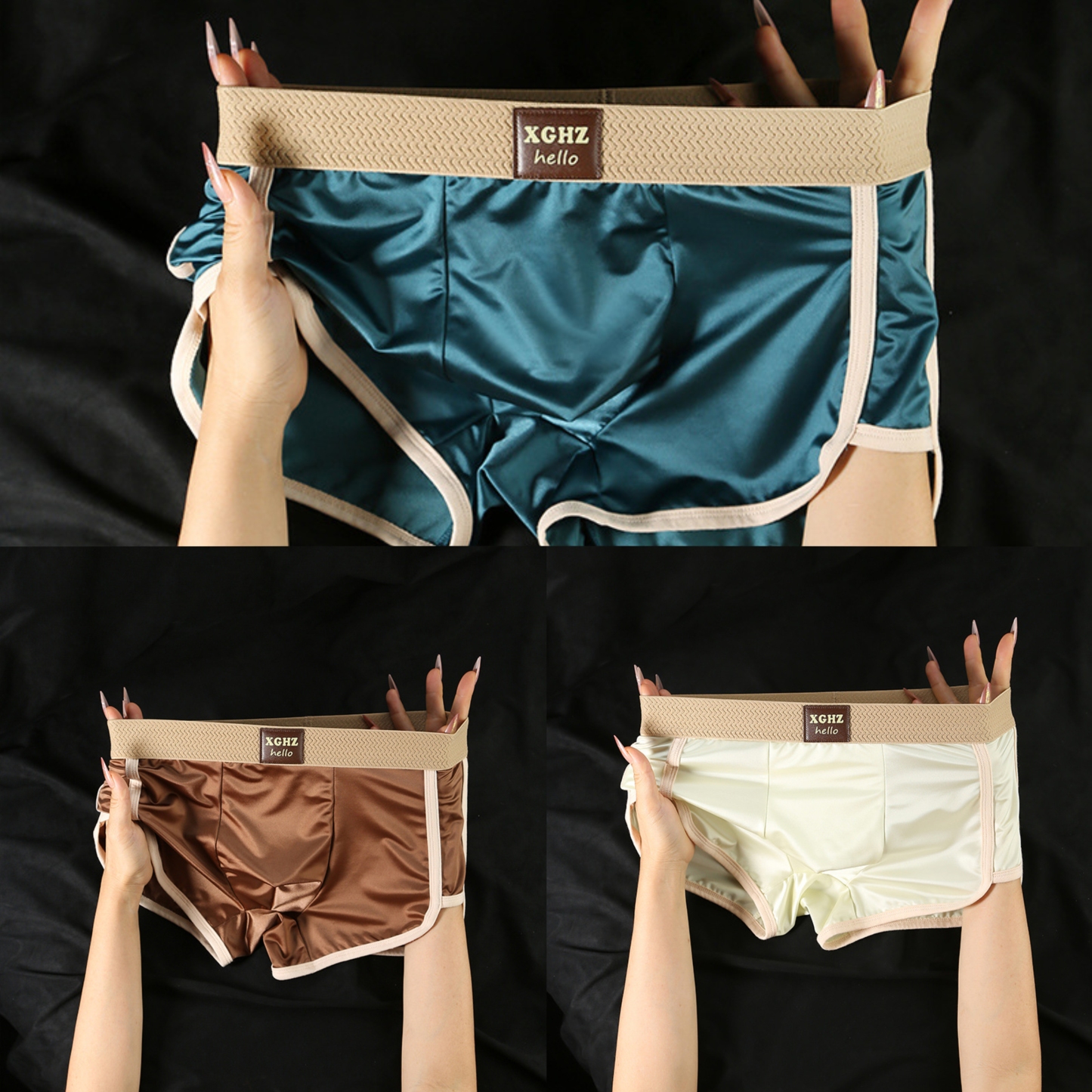 ❄Men's Luxury Cooling Satin Boxer Briefs