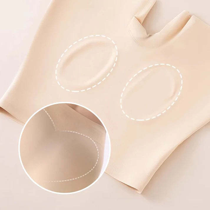 Women High-waist Ice Silk Underwear with Tummy-control Hip-lifting