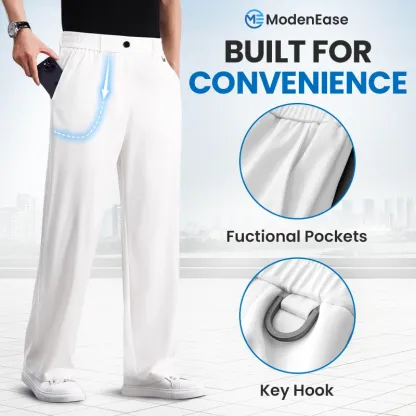 Ultra Comfort Ice Silk Flexible Casual Pants