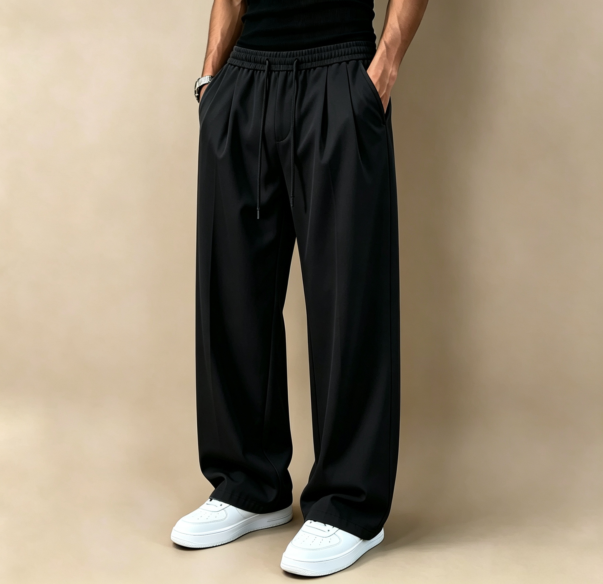 ❄❄❄Men's Relaxed Drawstring Dress Pants ⭐⭐⭐