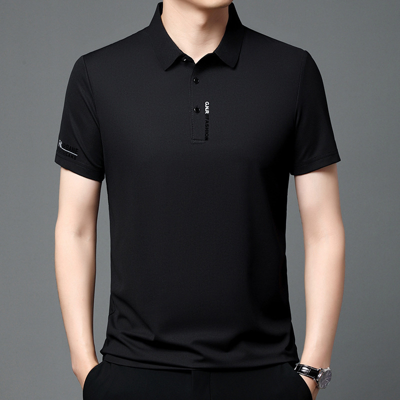 ❄Men's Non-Scratch Ice Silk Polo Shirt