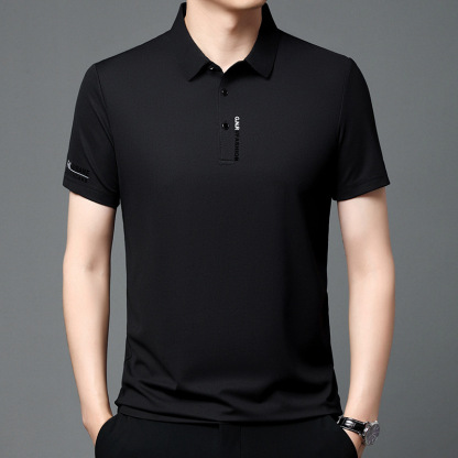 ❄Men's Non-Scratch Ice Silk Polo Shirt
