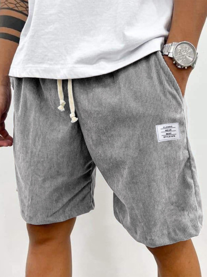 Men's Corduroy Casual Shorts